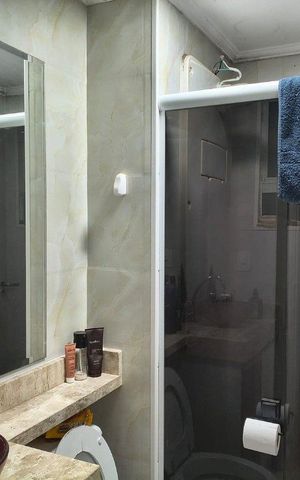 Apartamento à venda com 71m², 3 quartos e 1 vaga Apartamento à venda com 71m², 3 quartos e 1 vagaBanheiro