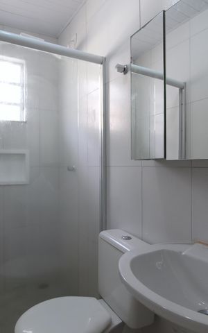 Casa de condomínio para alugar com 100m², 2 quartos e 1 vagaBanheiro Social