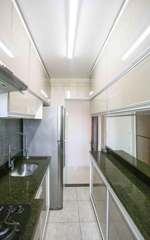 Apartamento à venda com 64m², 3 quartos e 1 vagaCozinha