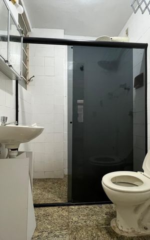 Apartamento para alugar com 38m², 1 quarto e sem vaga Apartamento para alugar com 38m², 1 quarto e sem vagaBanheiro
