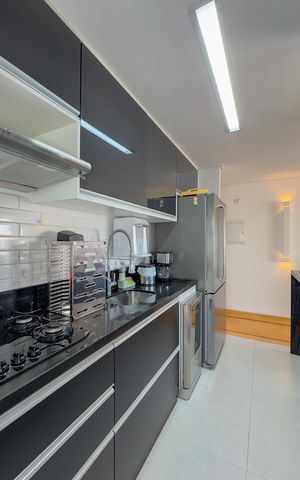 Apartamento à venda com 55m², 2 quartos e 1 vagaCozinha e Área de Serviço
