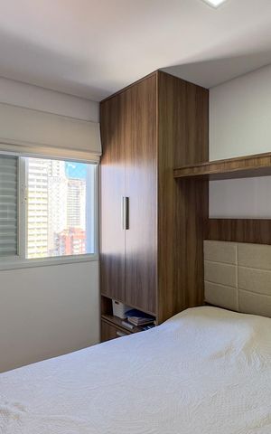 Apartamento à venda com 55m², 2 quartos e 1 vagaQuarto Suíte
