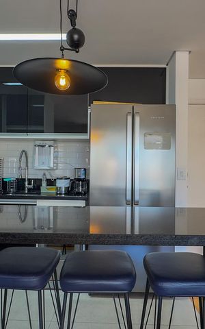 Apartamento à venda com 55m², 2 quartos e 1 vagaCozinha e Área de Serviço