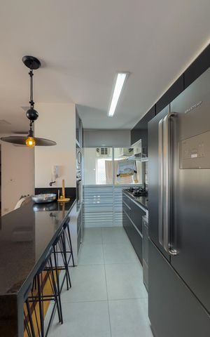 Apartamento à venda com 55m², 2 quartos e 1 vagaCozinha e Área de Serviço