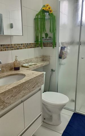 Apartamento à venda com 50m², 2 quartos e 1 vaga Apartamento à venda com 50m², 2 quartos e 1 vagaBanheiro