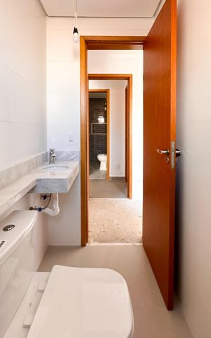 Apartamento à venda com 58m², 2 quartos e 1 vaga Apartamento à venda com 58m², 2 quartos e 1 vagaBanheiro da Suíte