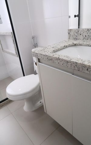 Apartamento para alugar com 81m², 3 quartos e 2 vagasBanheiro do Quarto 2