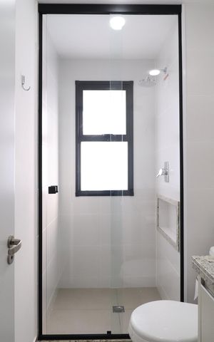 Apartamento para alugar com 81m², 3 quartos e 2 vagasBanheiro do Quarto 2