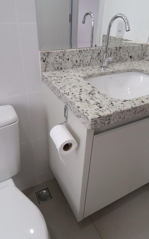 Apartamento para alugar com 81m², 3 quartos e 2 vagasBanheiro do Quarto 2