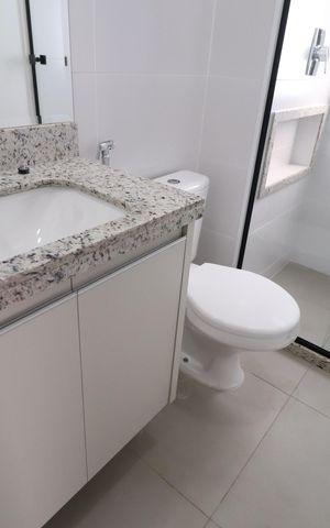 Apartamento para alugar com 81m², 3 quartos e 2 vagasBanheiro Social