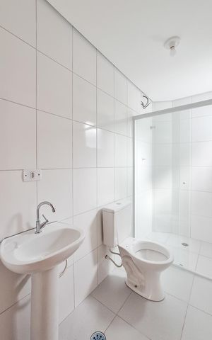 Apartamento à venda com 87m², 2 quartos e sem vaga Apartamento à venda com 87m², 2 quartos e sem vagaBanheiro Social