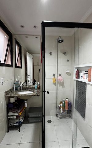 Apartamento à venda com 106m², 3 quartos e 2 vagas Apartamento à venda com 106m², 3 quartos e 2 vagasBanheiro da Suíte