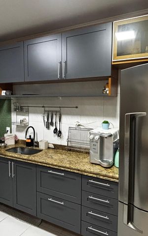Apartamento à venda com 106m², 3 quartos e 2 vagas Apartamento à venda com 106m², 3 quartos e 2 vagasCozinha