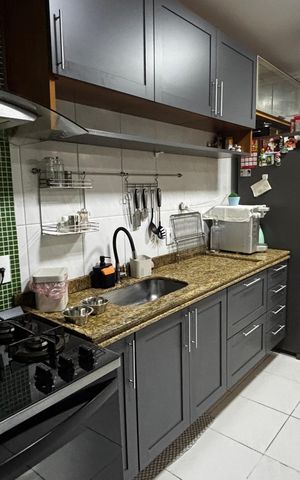 Apartamento à venda com 106m², 3 quartos e 2 vagas Apartamento à venda com 106m², 3 quartos e 2 vagasCozinha