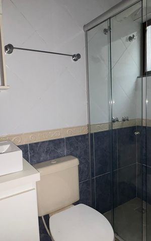 Apartamento para alugar com 116m², 3 quartos e 1 vaga Apartamento para alugar com 116m², 3 quartos e 1 vagaBanheiro do Quarto 2