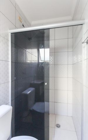 Casa de condomínio à venda com 72m², 2 quartos e 2 vagas Casa de condomínio à venda com 72m², 2 quartos e 2 vagasBanheiro da Suíte 2