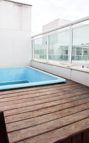 Apartamento à venda com 128m², 3 quartos e 2 vagasPiscina da cobertura