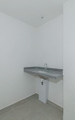 Studio à venda com 24m², 1 quarto e sem vaga Studio à venda com 24m², 1 quarto e sem vagaBanheiro