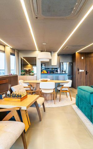 Apartamento à venda com 119m², 2 quartos e 1 vaga Apartamento à venda com 119m², 2 quartos e 1 vagaSala