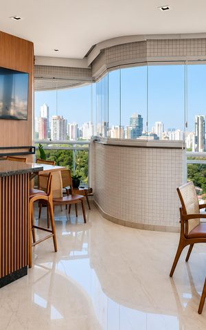 Apartamento à venda com 202m², 3 quartos e 4 vagas Apartamento à venda com 202m², 3 quartos e 4 vagasVaranda da Sala