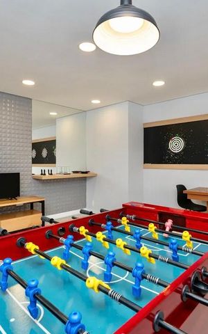 Apartamento à venda com 48m², 2 quartos e sem vaga Apartamento à venda com 48m², 2 quartos e sem vagaÁrea comum - Salão de Jogos
