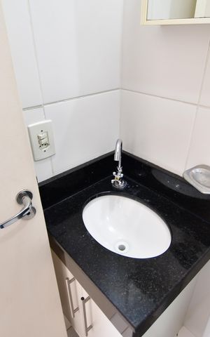 Apartamento para alugar com 47m², 2 quartos e 1 vagaBanheiro Social