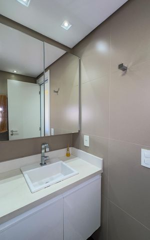 Apartamento à venda com 92m², 2 quartos e 2 vagasBanheiro da Suíte 1