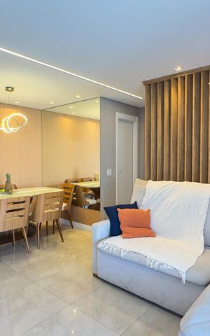 Apartamento à venda com 92m², 2 quartos e 2 vagasSala