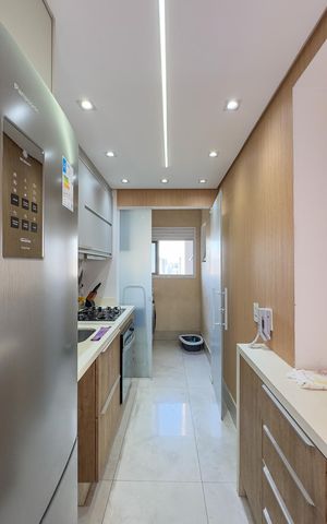 Apartamento à venda com 92m², 2 quartos e 2 vagasCozinha e Área de Serviço