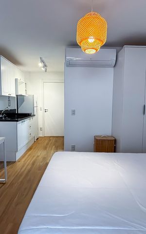 Studio para alugar com 26m², 1 quarto e sem vaga Studio para alugar com 26m², 1 quarto e sem vagaStudio