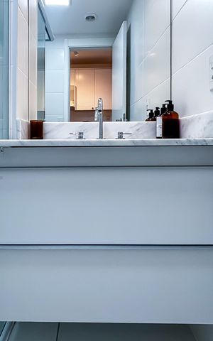 Studio para alugar com 26m², 1 quarto e sem vaga Studio para alugar com 26m², 1 quarto e sem vagaBanheiro social