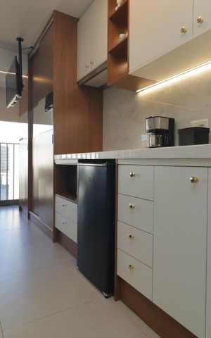 Studio para alugar com 21m², 1 quarto e sem vagaCozinha