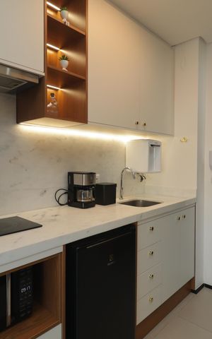 Studio para alugar com 21m², 1 quarto e sem vagaCozinha