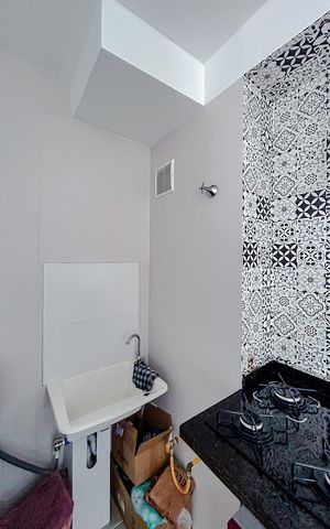 Apartamento para alugar com 35m², 2 quartos e sem vagaCozinha e Área de Serviço