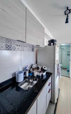 Apartamento para alugar com 35m², 2 quartos e sem vagaCozinha e Área de Serviço