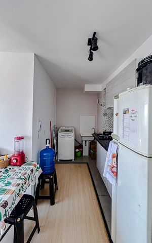Apartamento para alugar com 35m², 2 quartos e sem vagaCozinha e Área de Serviço