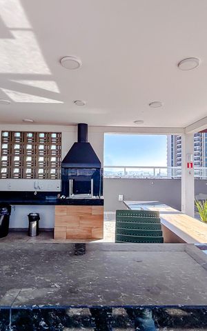 Apartamento para alugar com 35m², 2 quartos e sem vagaÁrea comum - Churrasqueira