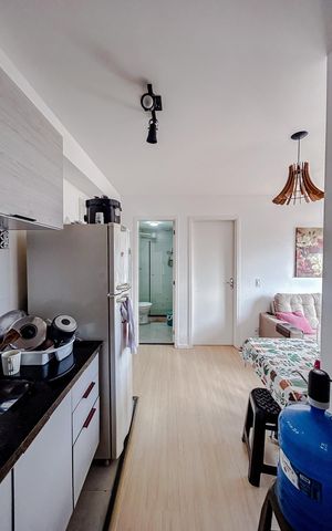 Apartamento para alugar com 35m², 2 quartos e sem vagaCozinha e Área de Serviço