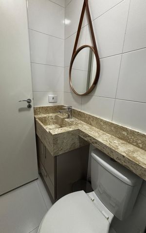Apartamento à venda com 55m², 2 quartos e 1 vaga Apartamento à venda com 55m², 2 quartos e 1 vagaBanheiro
