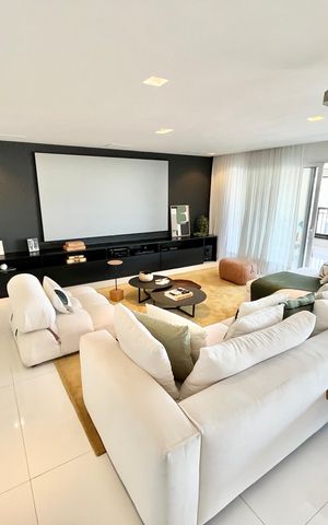 Apartamento à venda com 297m², 4 quartos e 5 vagas Apartamento à venda com 297m², 4 quartos e 5 vagasSala