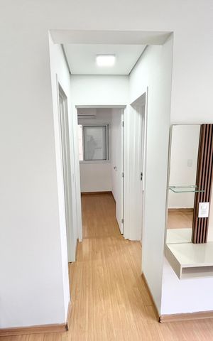 Apartamento à venda com 56m², 2 quartos e 2 vagas Apartamento à venda com 56m², 2 quartos e 2 vagasSala/Cozinha