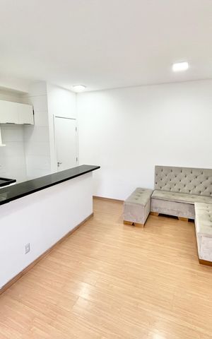 Apartamento à venda com 56m², 2 quartos e 2 vagas Apartamento à venda com 56m², 2 quartos e 2 vagasSala/Cozinha