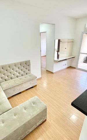 Apartamento à venda com 56m², 2 quartos e 2 vagas Apartamento à venda com 56m², 2 quartos e 2 vagasSala/Cozinha