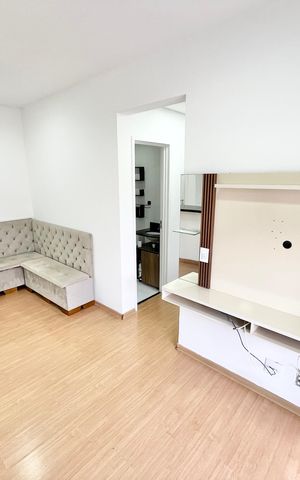 Apartamento à venda com 56m², 2 quartos e 2 vagas Apartamento à venda com 56m², 2 quartos e 2 vagasSala/Cozinha