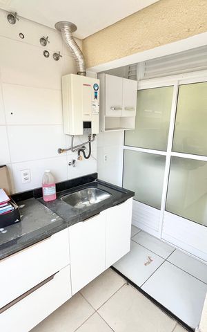 Apartamento à venda com 56m², 2 quartos e 2 vagas Apartamento à venda com 56m², 2 quartos e 2 vagasQuintal
