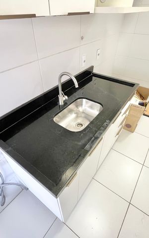 Apartamento à venda com 56m², 2 quartos e 2 vagas Apartamento à venda com 56m², 2 quartos e 2 vagasSala/Cozinha