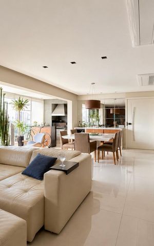 Apartamento à venda com 129m², 3 quartos e 3 vagas Apartamento à venda com 129m², 3 quartos e 3 vagasSala