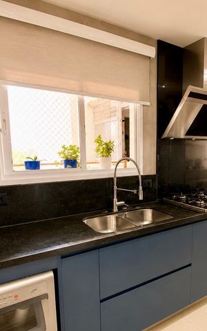 Apartamento à venda com 129m², 3 quartos e 3 vagas Apartamento à venda com 129m², 3 quartos e 3 vagasCozinha
