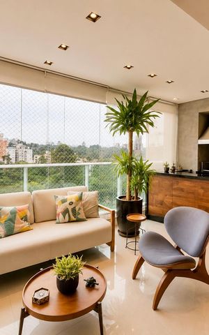 Apartamento à venda com 129m², 3 quartos e 3 vagas Apartamento à venda com 129m², 3 quartos e 3 vagasVaranda da sala
