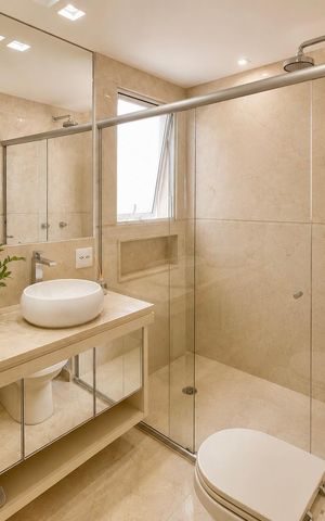 Apartamento à venda com 129m², 3 quartos e 3 vagas Apartamento à venda com 129m², 3 quartos e 3 vagasBanheiro da suíte